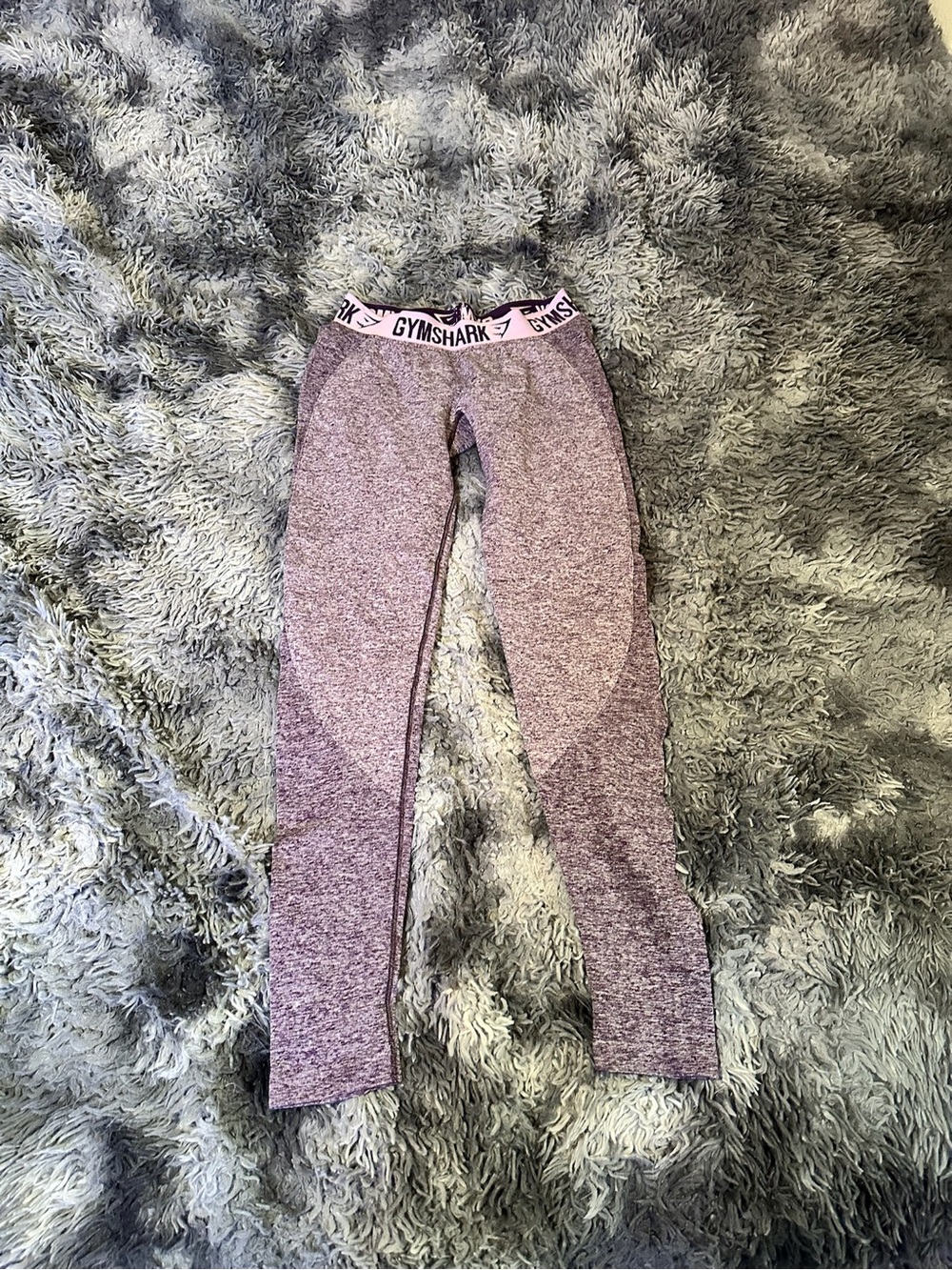 Gymshark Heather Pink Seamless Leggings